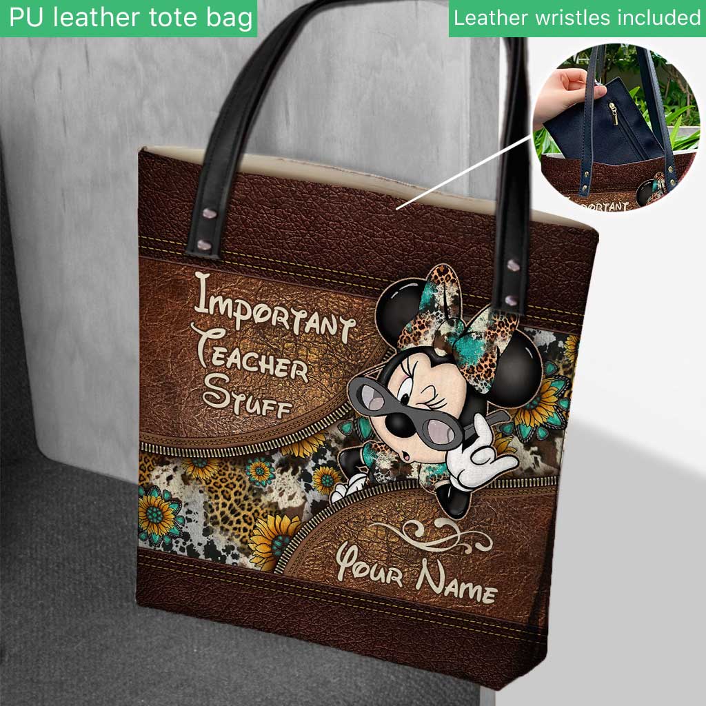 Personalized Tote Bag for Teachers with Custom Name Gift Tote Bag GradoCreations