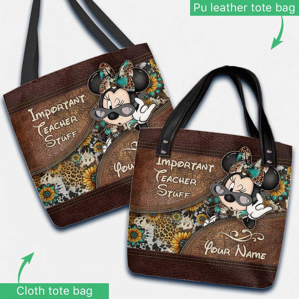 Personalized Tote Bag for Teachers with Custom Name Gift Tote Bag GradoCreations