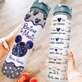 Personalized Water Tracker Bottle for Kids - Believe in Magic Theme Water Tracker Bottle GradoCreations