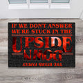 Personalized Stranger Things Doormat Custom Family Name Gift Doormat GradoCreations