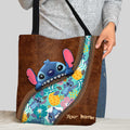 Personalized Ohana Tote Bag Custom Name Tropical Design Tote Bag GradoCreations