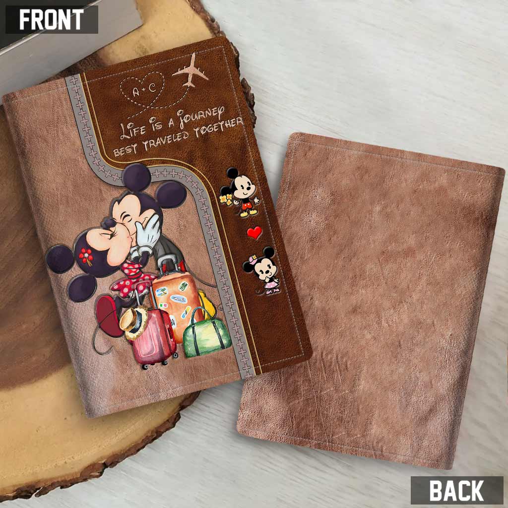 Personalized Passport Holder for Couples | Travel Gift Idea Passport Holder GradoCreations