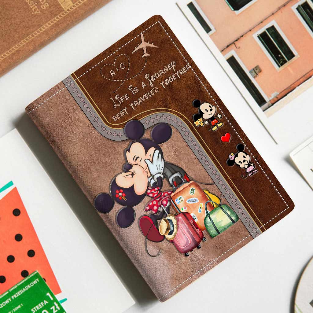 Personalized Passport Holder for Couples | Travel Gift Idea Passport Holder GradoCreations