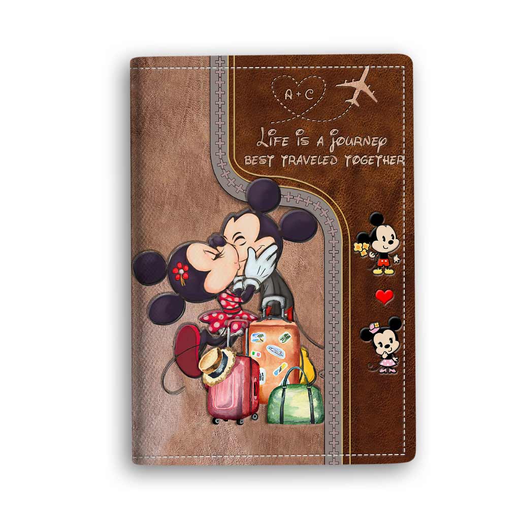 Personalized Passport Holder for Couples | Travel Gift Idea Passport Holder GradoCreations