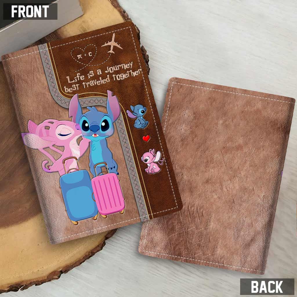Personalized Passport Holder for Couples Travel with Names Passport Holder GradoCreations