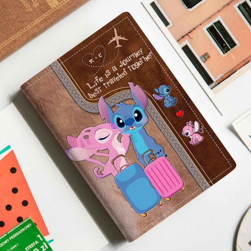 Personalized Passport Holder for Couples Travel with Names Passport Holder GradoCreations