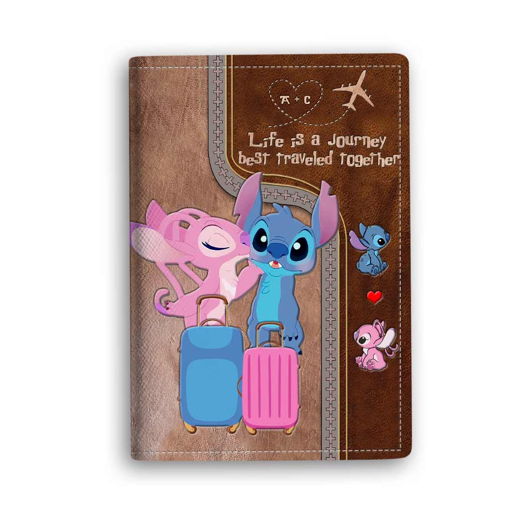 Personalized Passport Holder for Couples Travel with Names Passport Holder GradoCreations