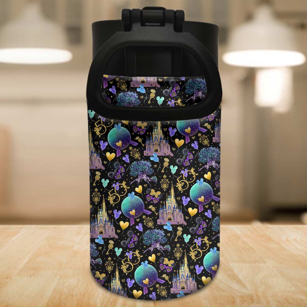 Personalized Kids Water Bottle with Magic Mouse Ears Design Kids Water Bottle GradoCreations