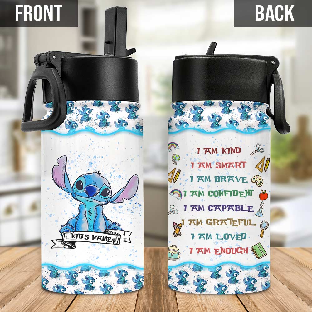 Personalized Kids Water Bottle Custom Name Ohana Gift Kids Water Bottle GradoCreations