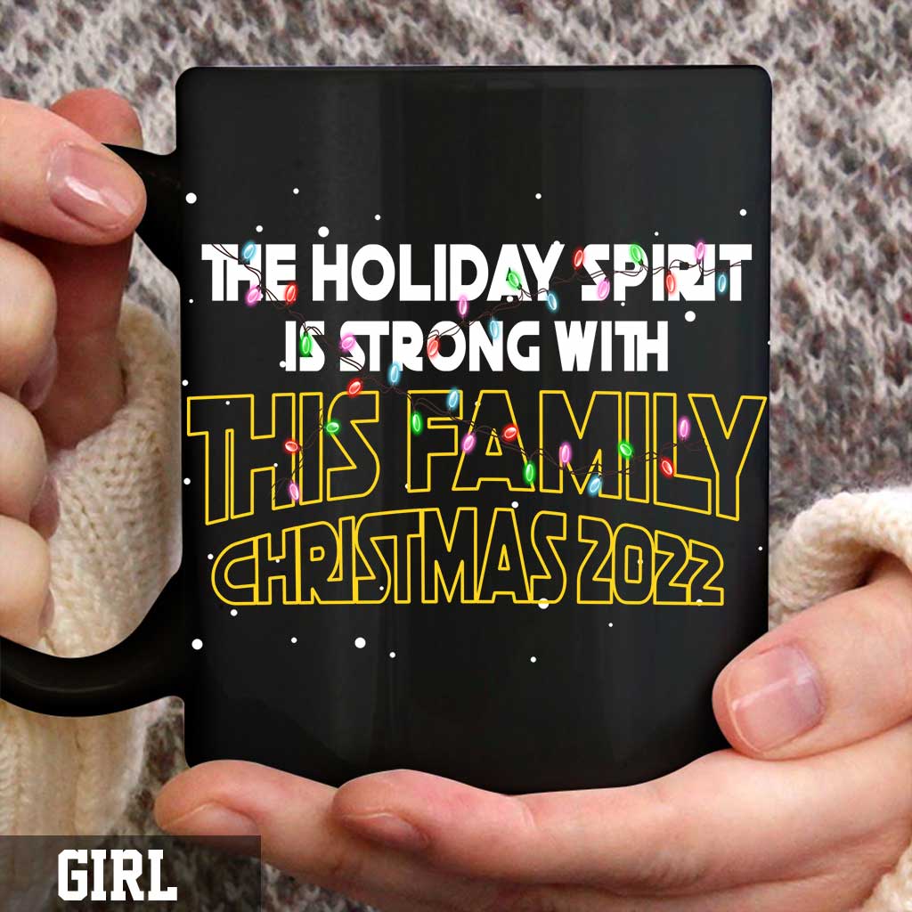 Personalized Christmas Family Mug Custom Name Gift 11oz Mug GradoCreations