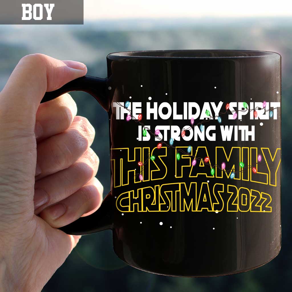 Personalized Christmas Family Mug Custom Name Gift 11oz Mug GradoCreations
