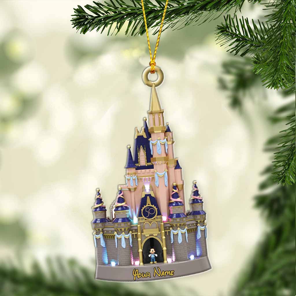 Personalized Christmas Mouse Ornament Custom Name Gift for Kids Ornament GradoCreations