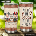 Personalized Mouse Tumbler Custom Name Gift for Couples Tumbler GradoCreations