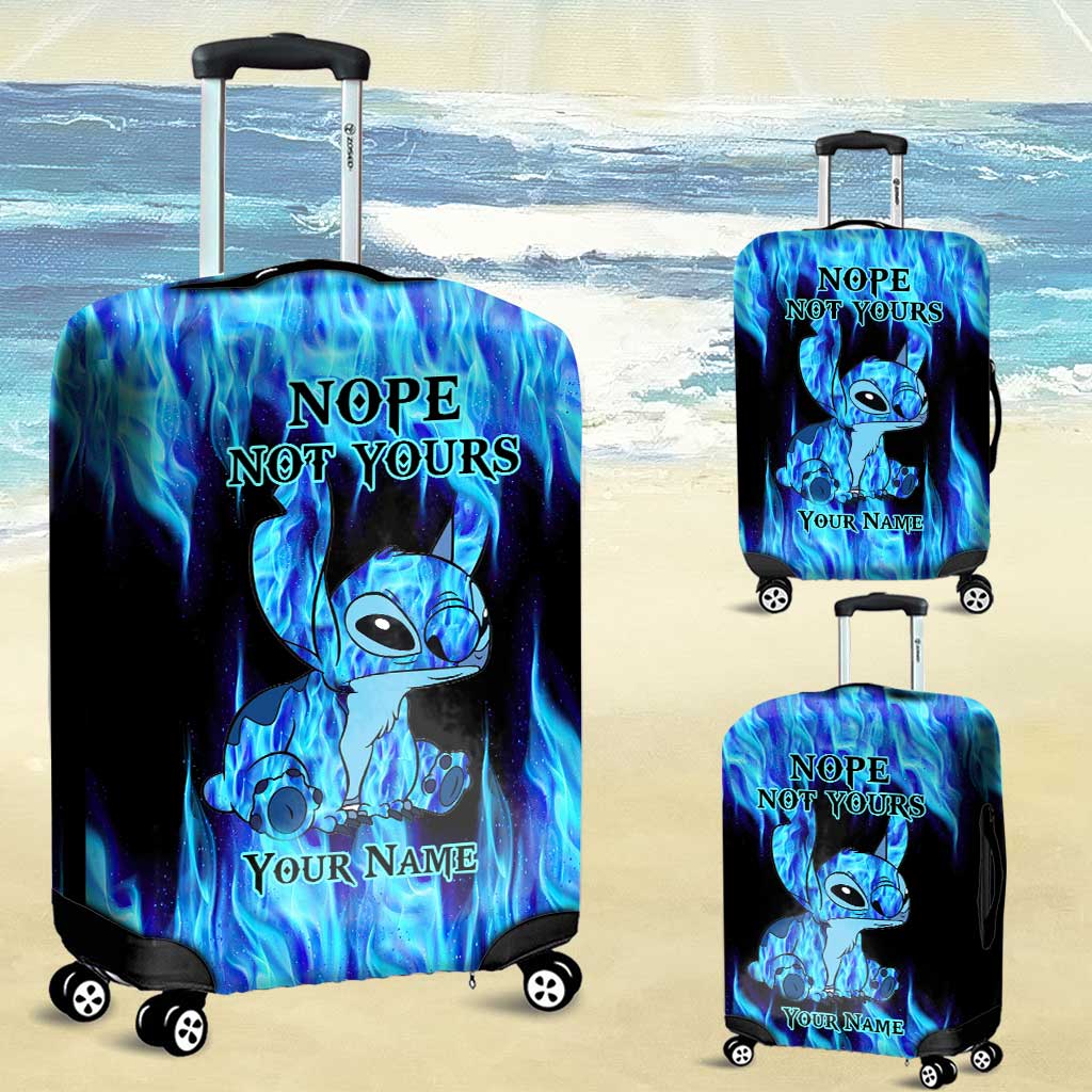Personalized Ohana Luggage Cover Custom Name Travel Gift Luggage Cover GradoCreations