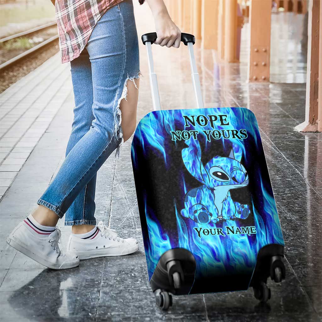Personalized Ohana Luggage Cover Custom Name Travel Gift Luggage Cover GradoCreations