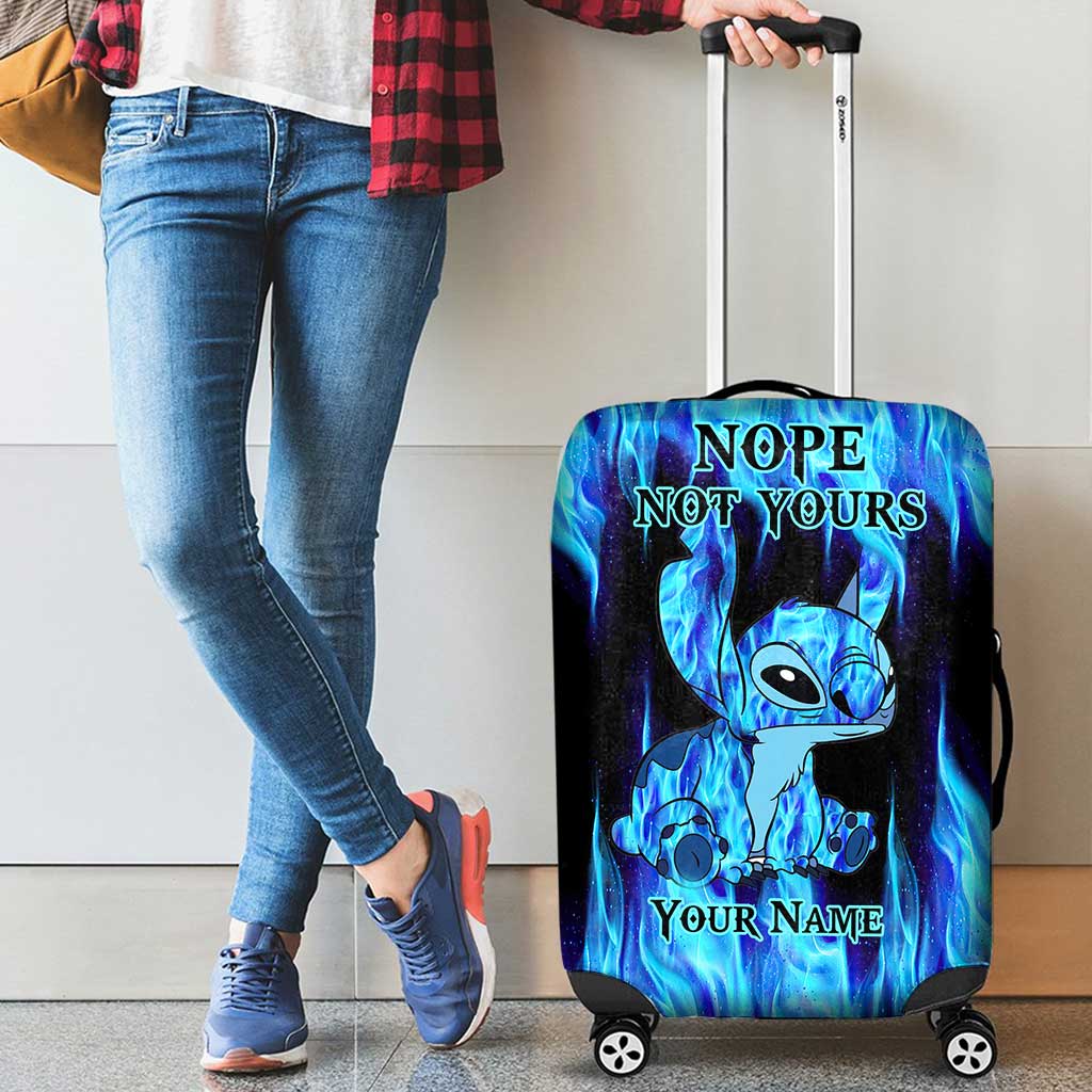 Personalized Ohana Luggage Cover Custom Name Travel Gift Luggage Cover GradoCreations