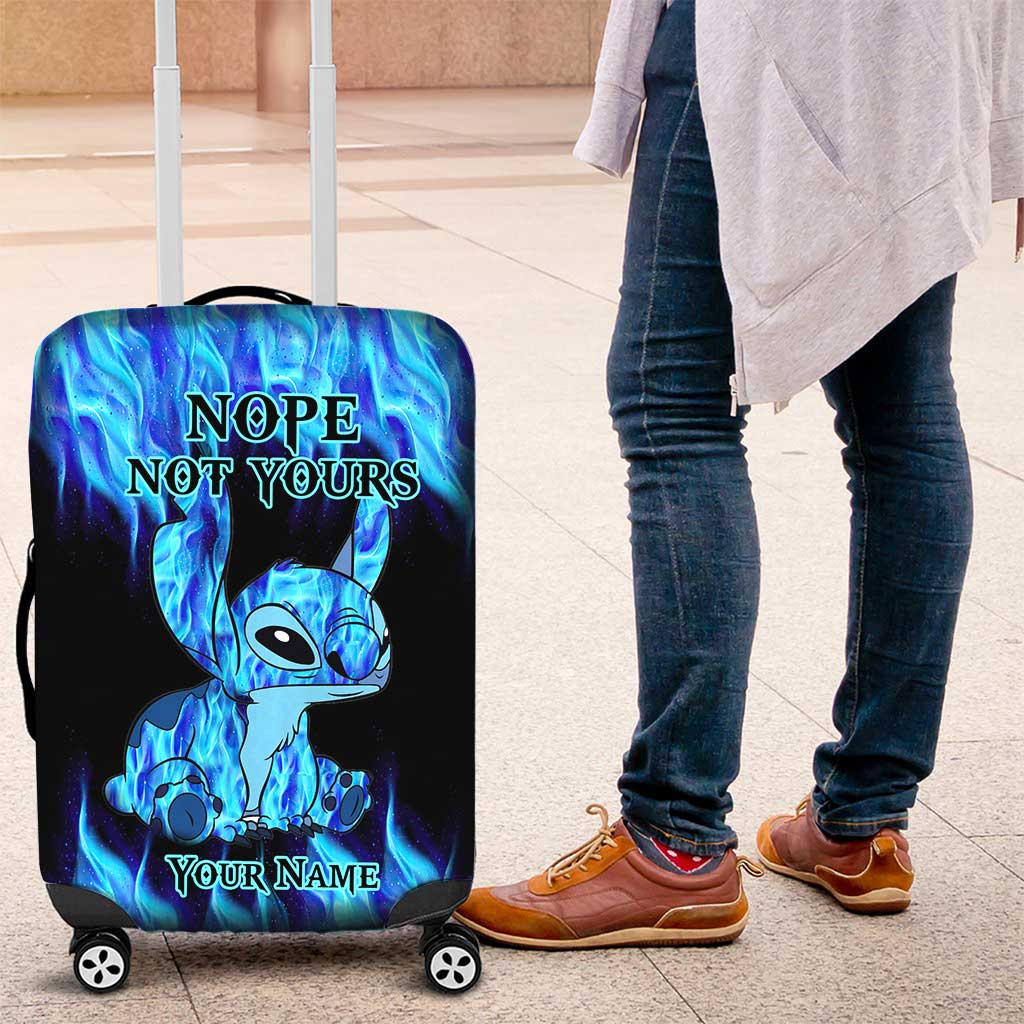Personalized Ohana Luggage Cover Custom Name Travel Gift Luggage Cover GradoCreations