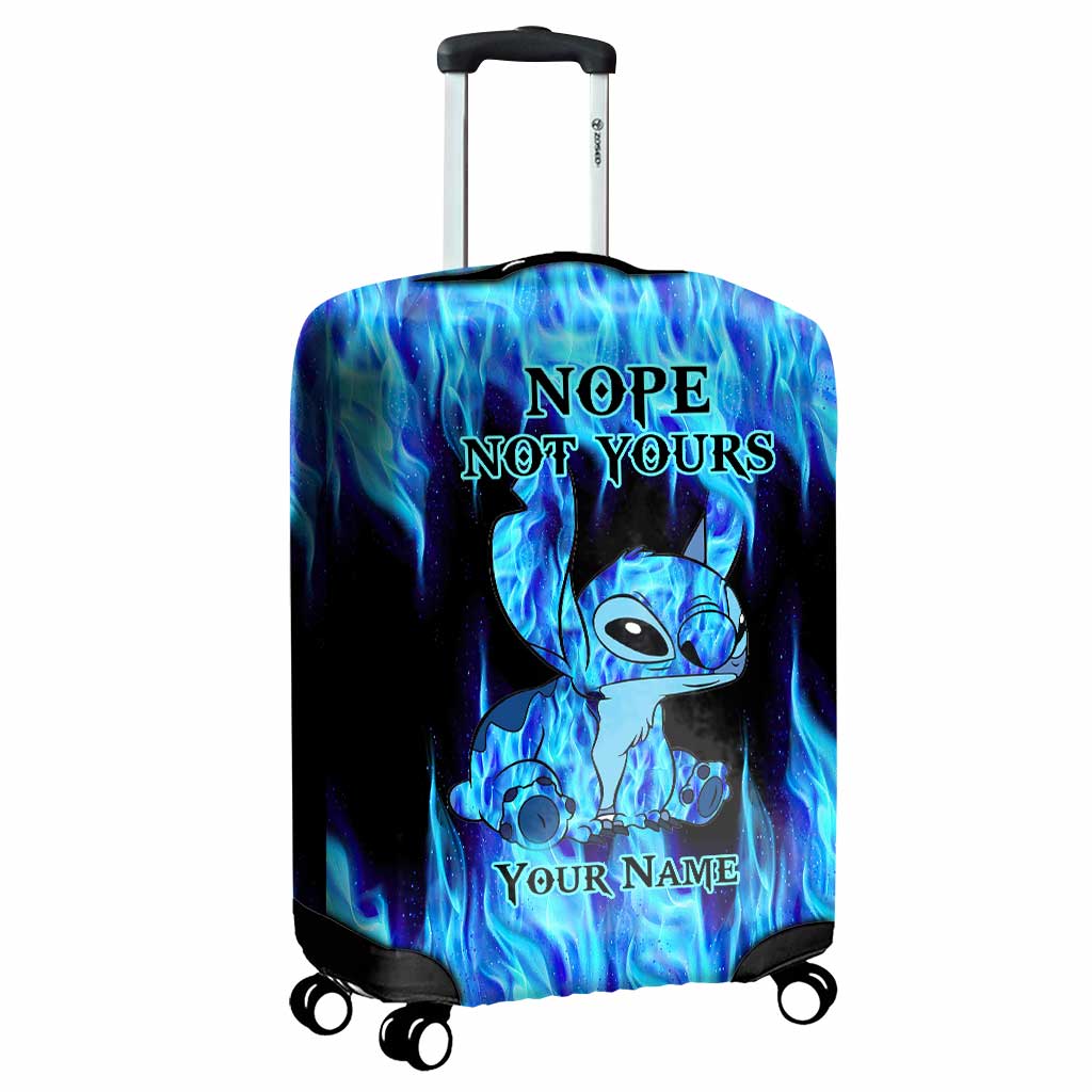 Personalized Ohana Luggage Cover Custom Name Travel Gift Luggage Cover GradoCreations