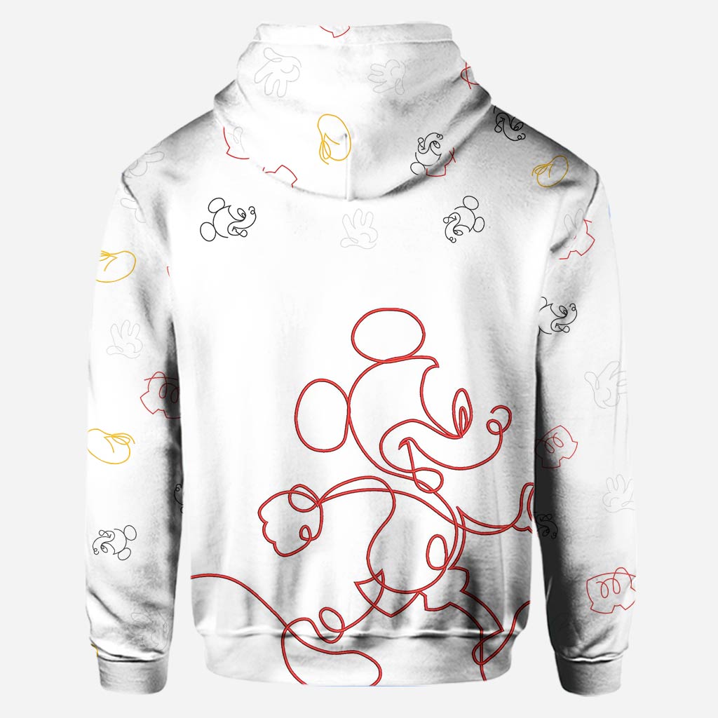 Personalized Mouse Hoodie and Leggings Set Custom Name Gift for Kids Hoodie & Leggings GradoCreations