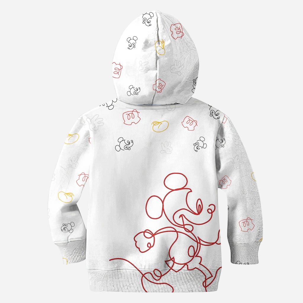 Personalized Mouse Hoodie and Leggings Set Custom Name Gift for Kids Hoodie & Leggings GradoCreations