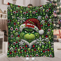 Personalized Grinchmas Blanket Custom Name Christmas Gift Blanket GradoCreations