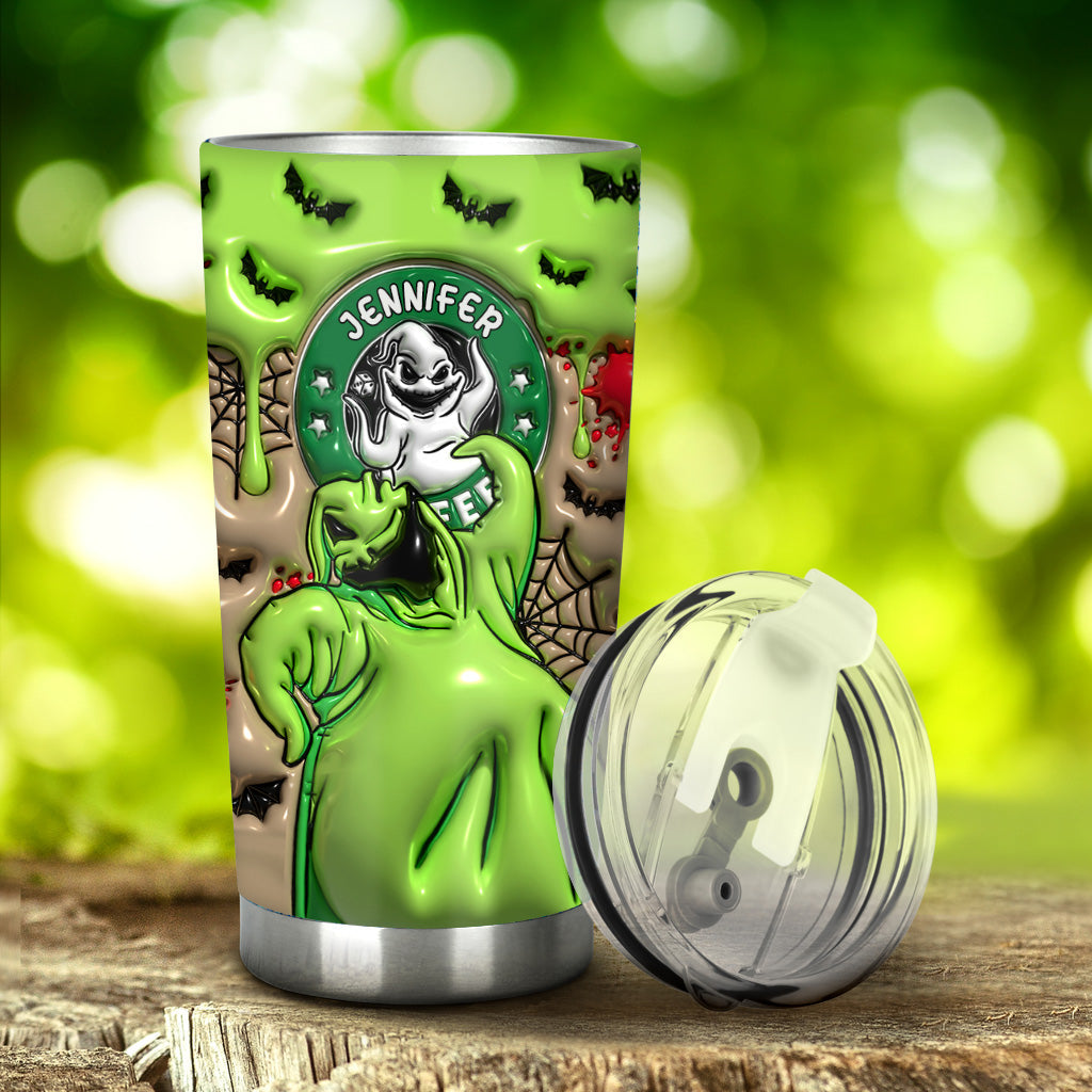 Personalized Nightmare Tumbler Custom Name Halloween Gift Tumbler GradoCreations