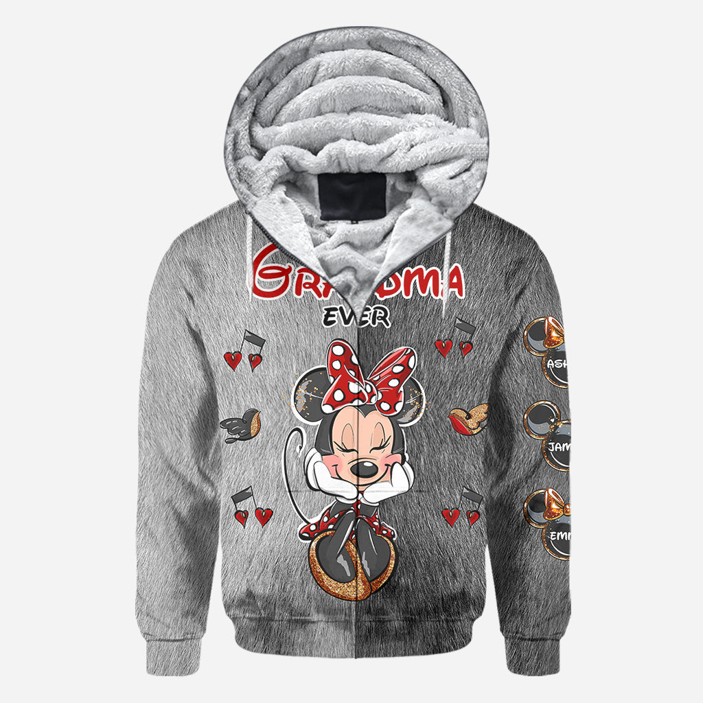 Personalized All Over Shirt Best Grandma Gift with Custom Names All Over Shirt GradoCreations