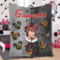 Personalized Minnie Mouse Blanket Best Grandma Ever Gift Blanket GradoCreations