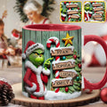 Personalized Christmas Accent Mug Custom Name for Grandma Accent Mug GradoCreations