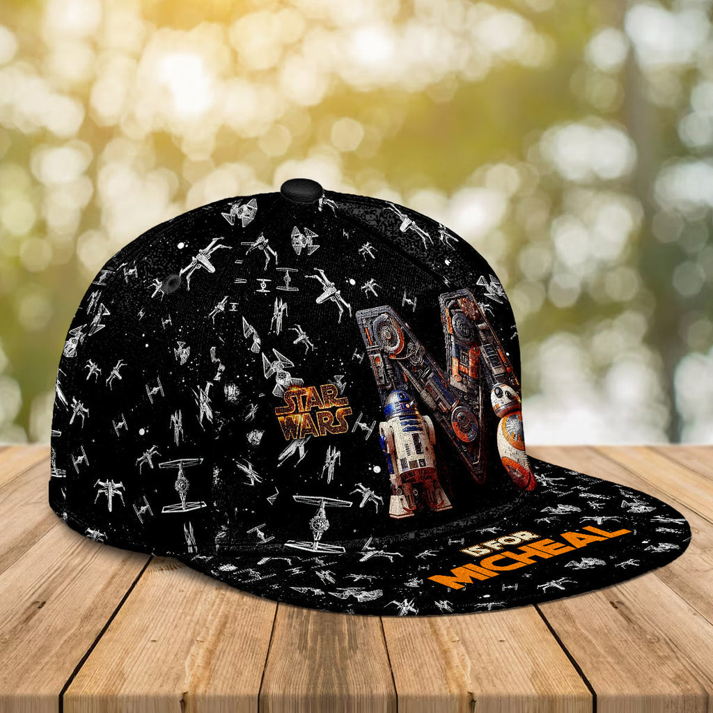 Personalized Star Wars Snapback Hat Custom Name for Kids Snapback GradoCreations