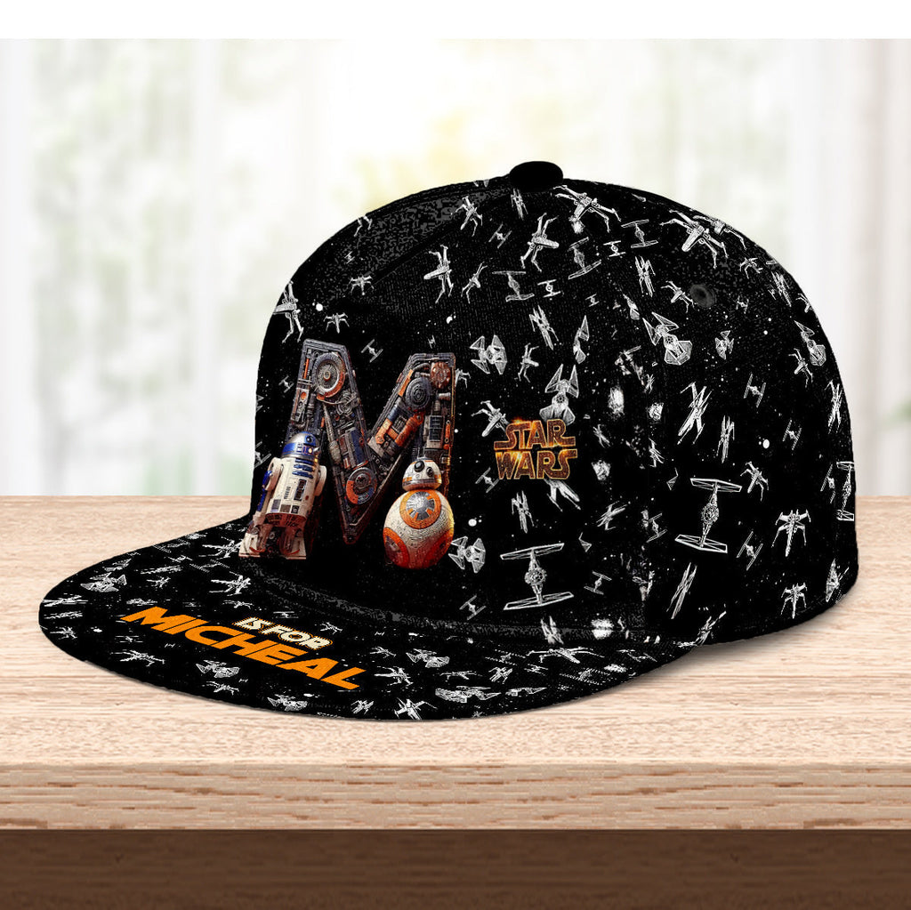 Personalized Star Wars Snapback Hat Custom Name for Kids Snapback GradoCreations
