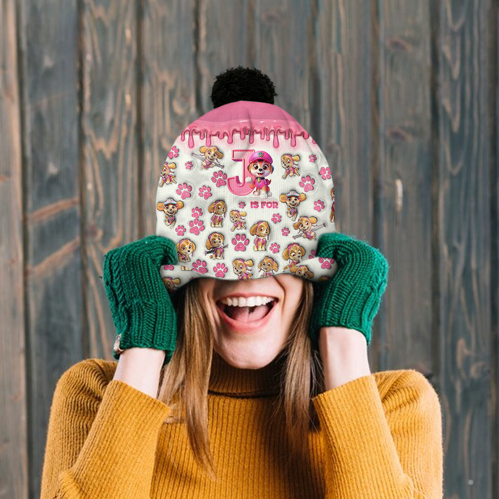 Personalized Kids Beanie Hat Custom Name Holiday Gift Beanie Hat GradoCreations
