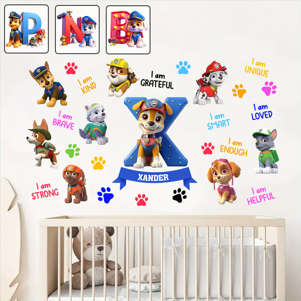 Personalized Kids Wall Decal with Inspirational Quotes for Nursery Wall Decal GradoCreations