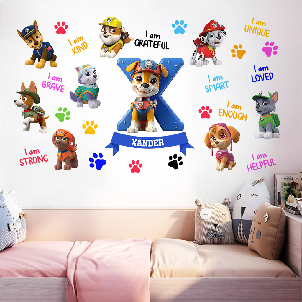 Personalized Kids Wall Decal with Inspirational Quotes for Nursery Wall Decal GradoCreations