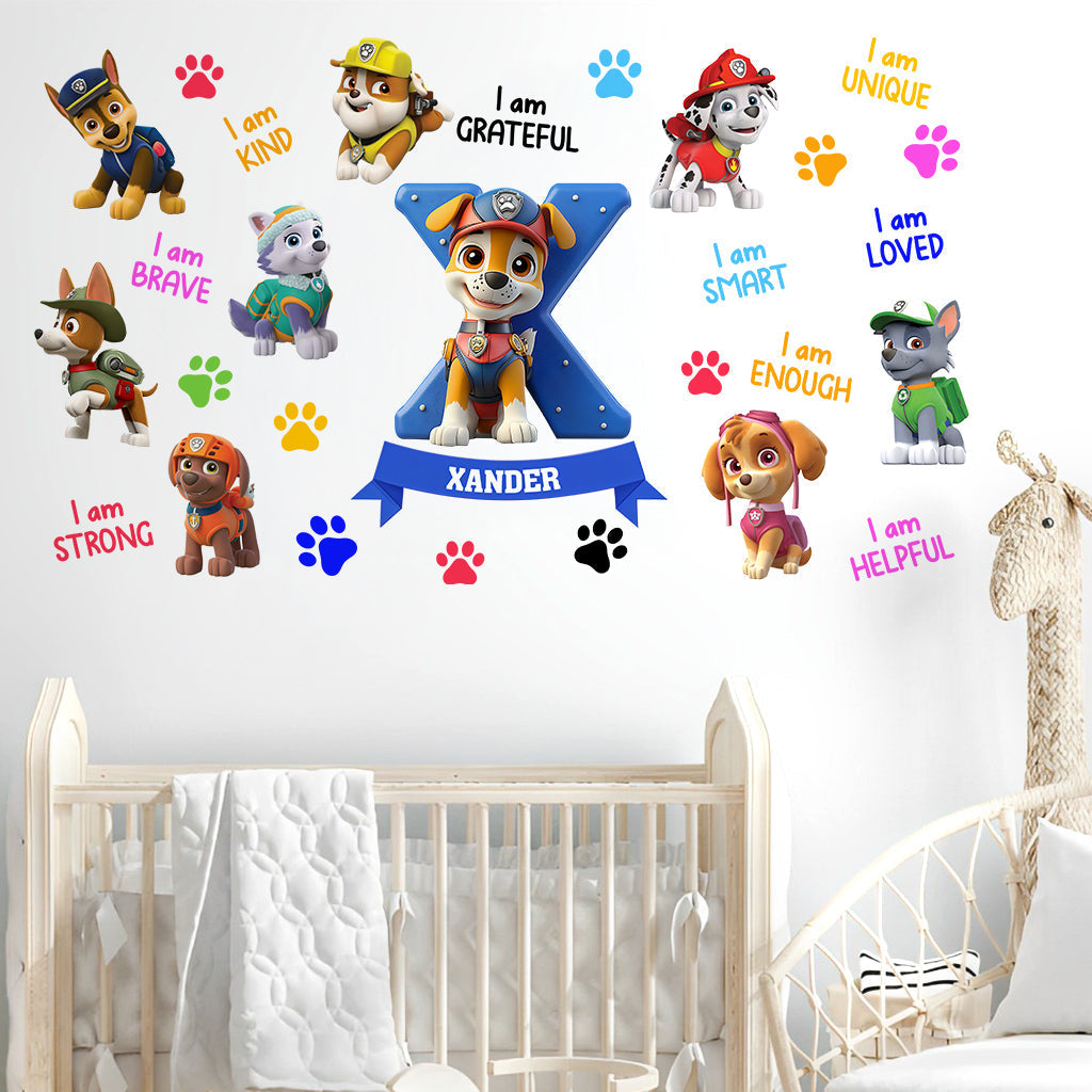 Personalized Kids Wall Decal with Inspirational Quotes for Nursery Wall Decal GradoCreations