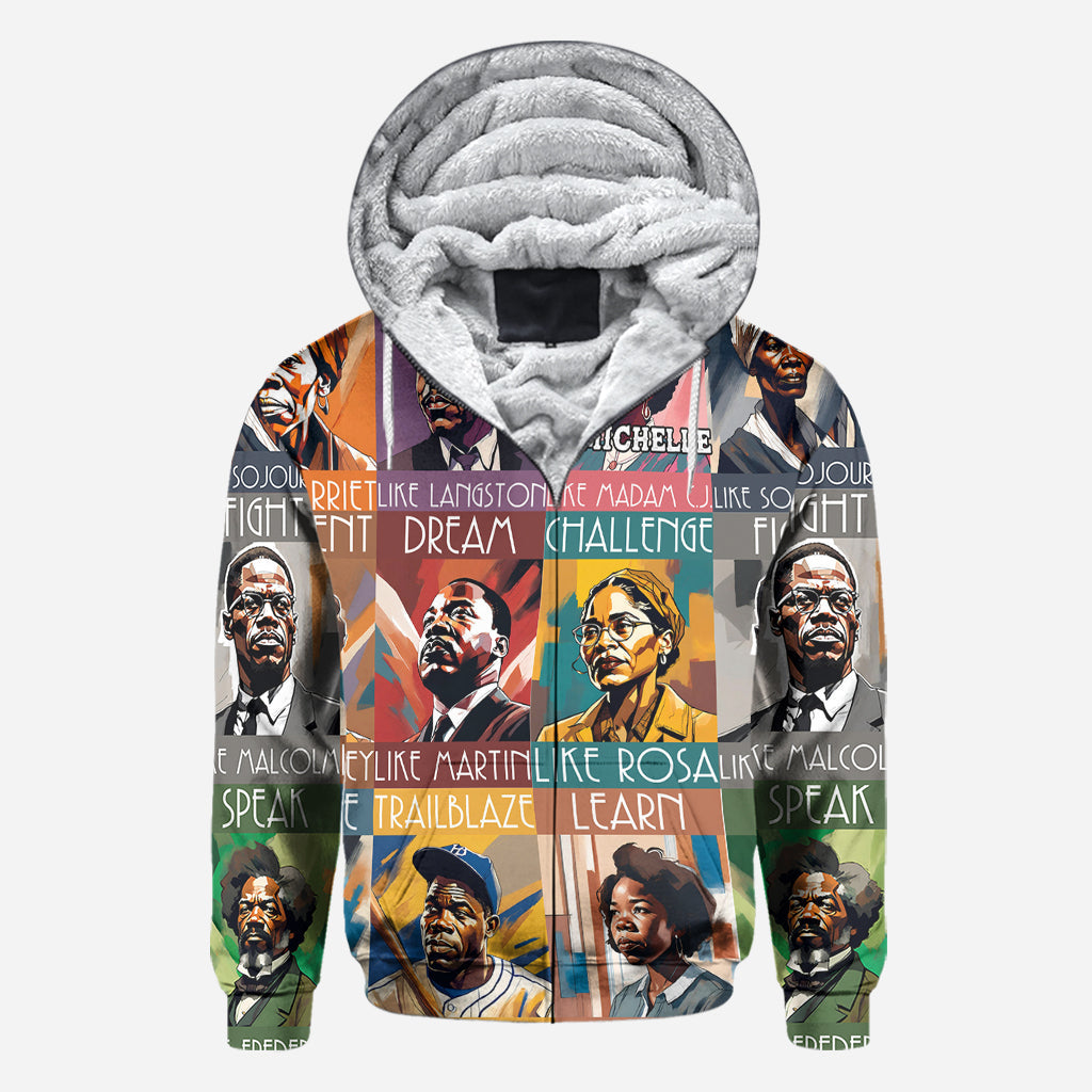 Personalized All Over Shirt Featuring African American Icons for Unique Gifts All Over Shirt GradoCreations