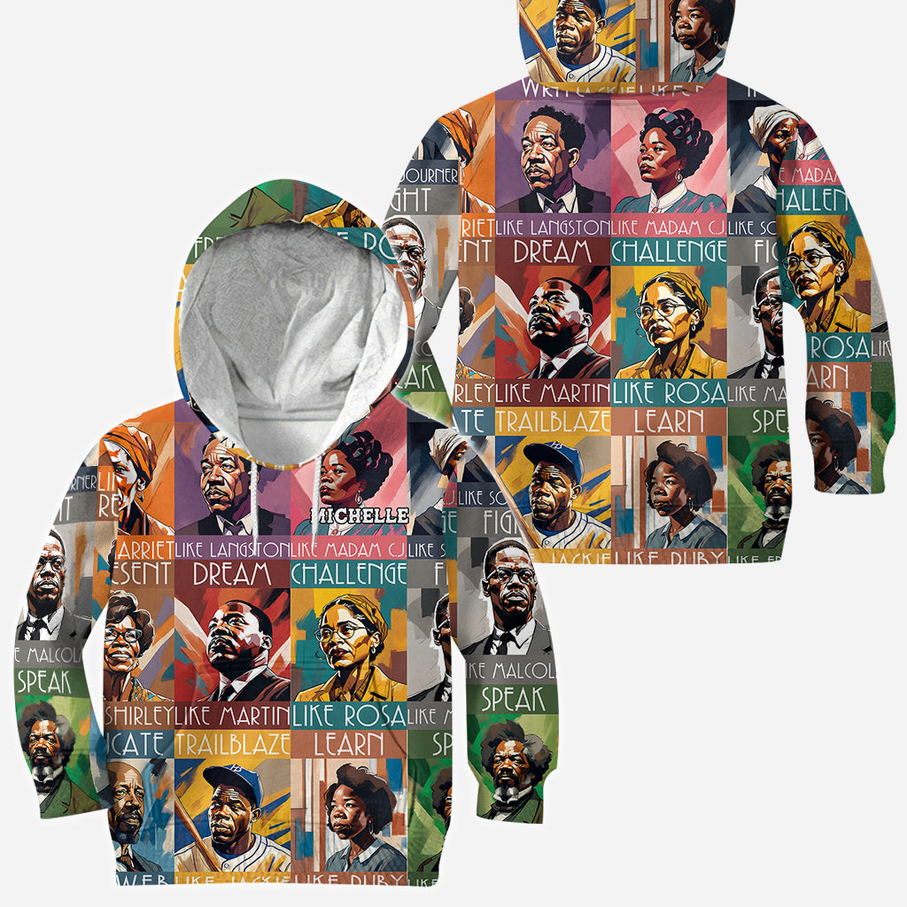 Personalized All Over Shirt Featuring African American Icons for Unique Gifts All Over Shirt GradoCreations
