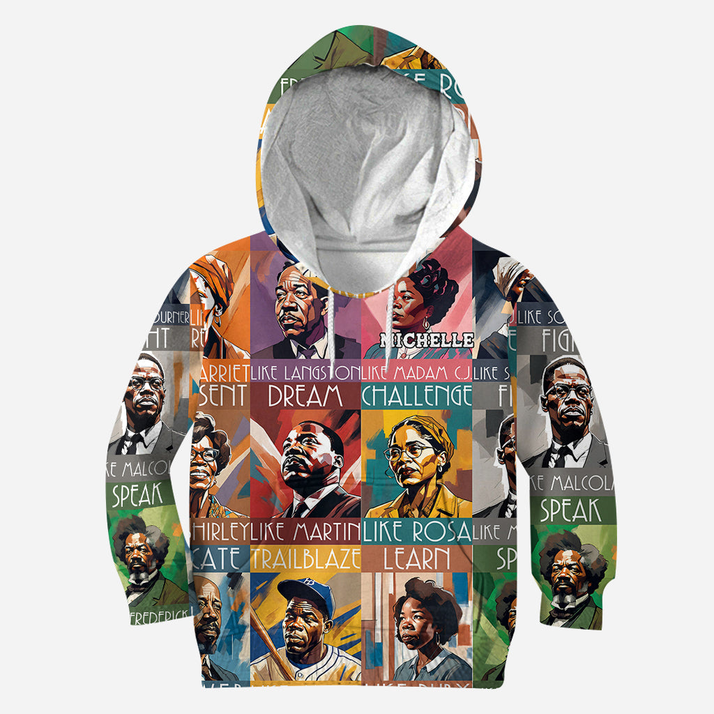 Personalized All Over Shirt Featuring African American Icons for Unique Gifts All Over Shirt GradoCreations