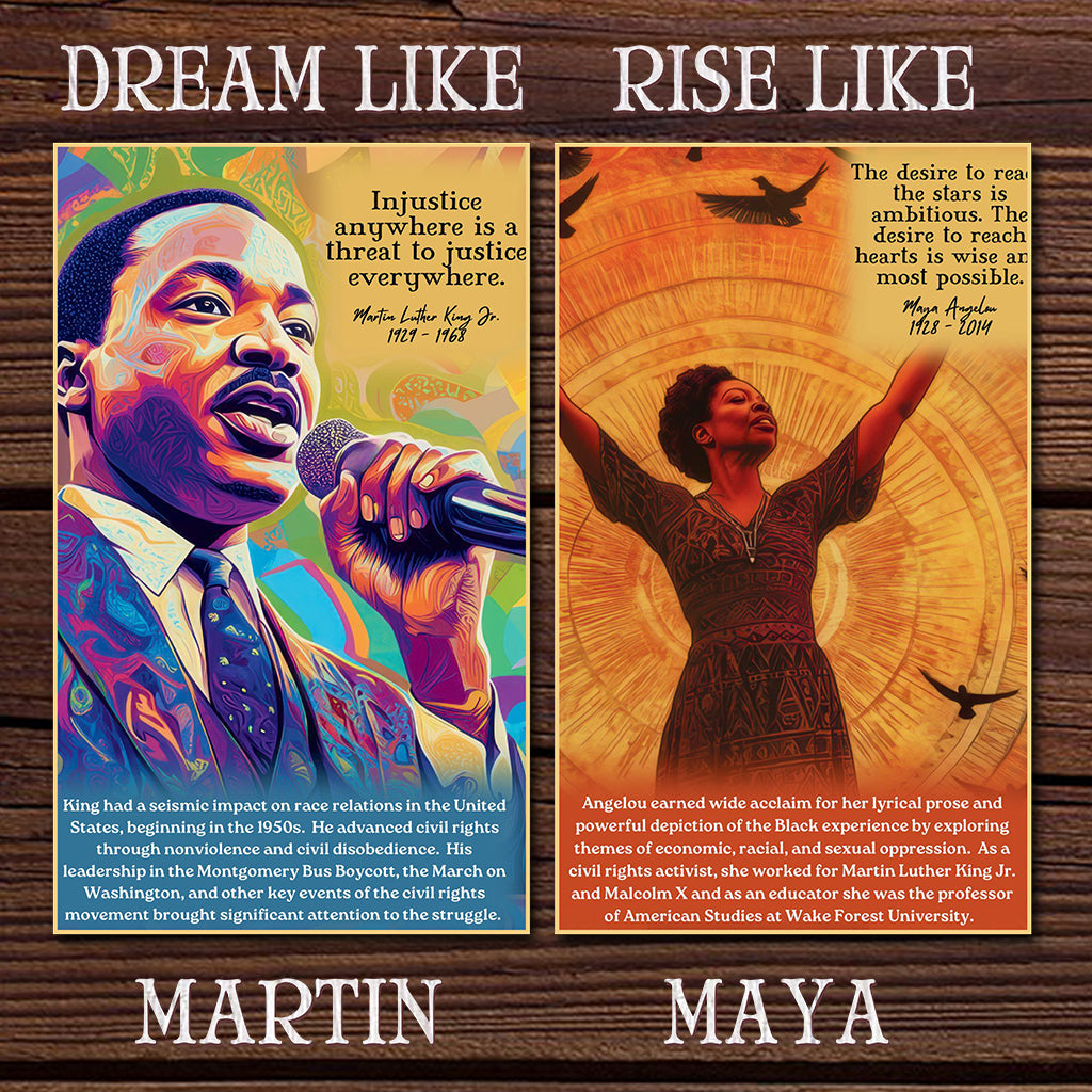 Personalized African American Canvas Art Inspirational Quotes Gift Canvas And Poster GradoCreations