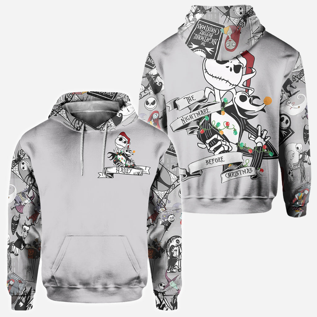 Personalized Nightmare Before Christmas All Over Shirt Gift All Over Shirt GradoCreations