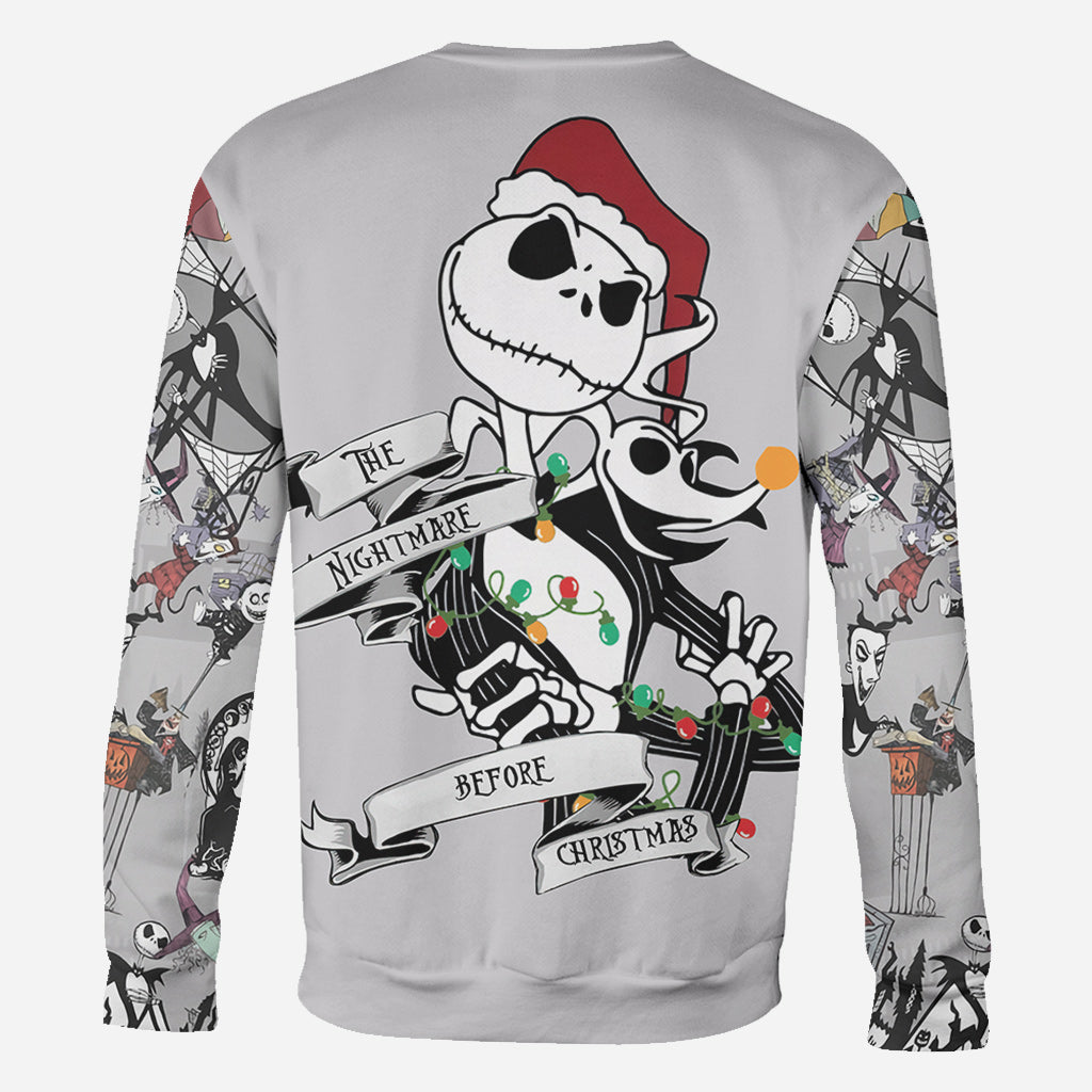 Personalized Nightmare Before Christmas All Over Shirt Gift All Over Shirt GradoCreations