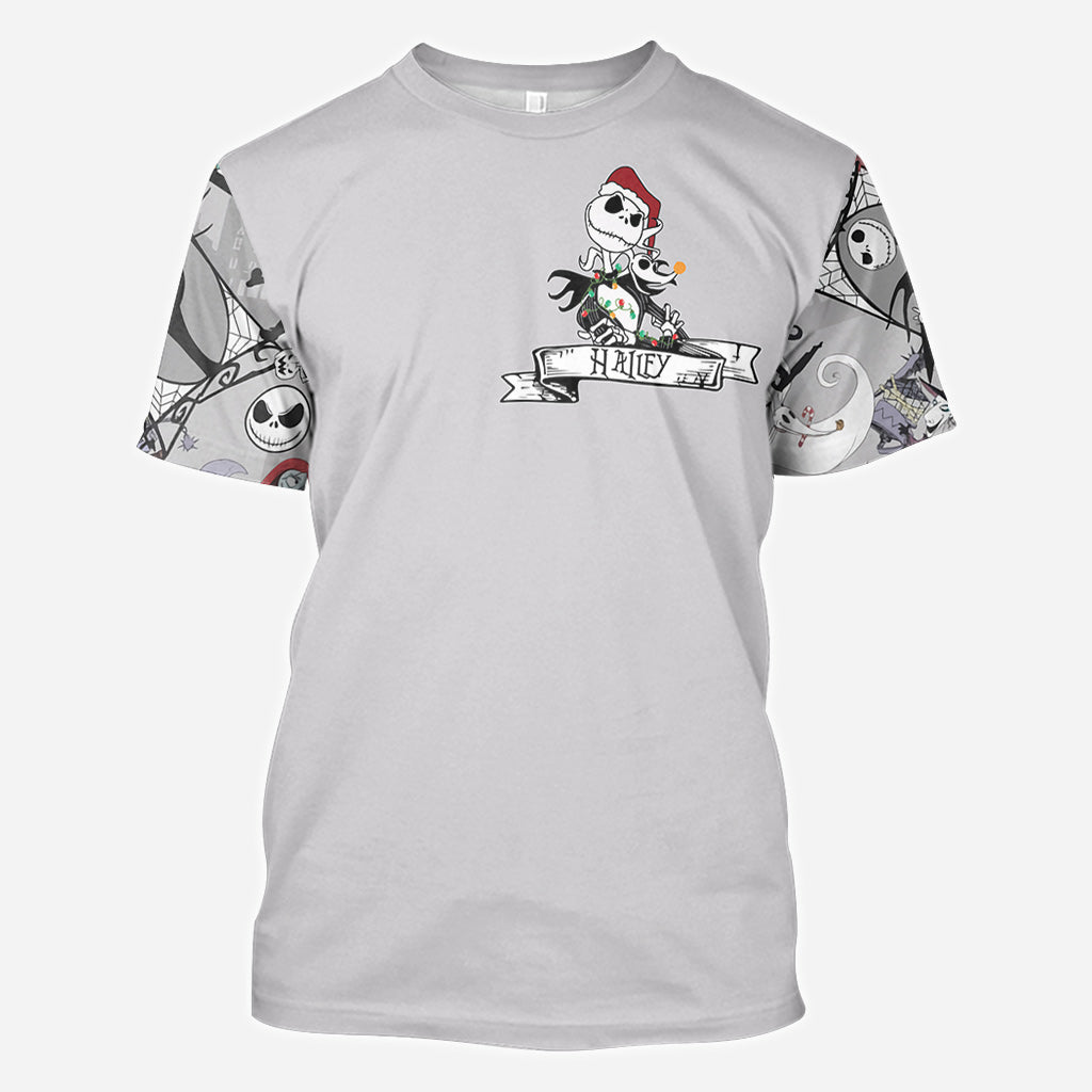 Personalized Nightmare Before Christmas All Over Shirt Gift All Over Shirt GradoCreations