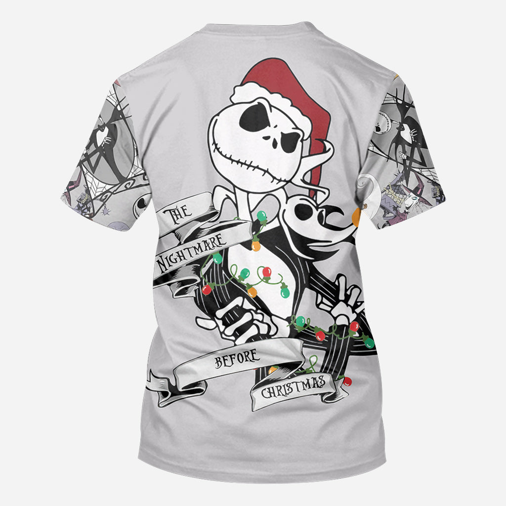 Personalized Nightmare Before Christmas All Over Shirt Gift All Over Shirt GradoCreations