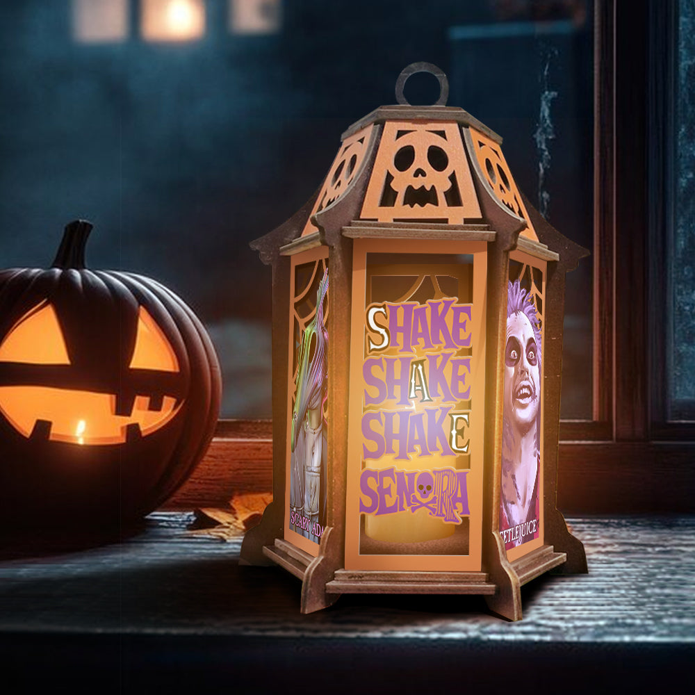 Personalized Laser Cut Wooden Lantern with Custom Design for Home Décor Laser Cut Lantern GradoCreations