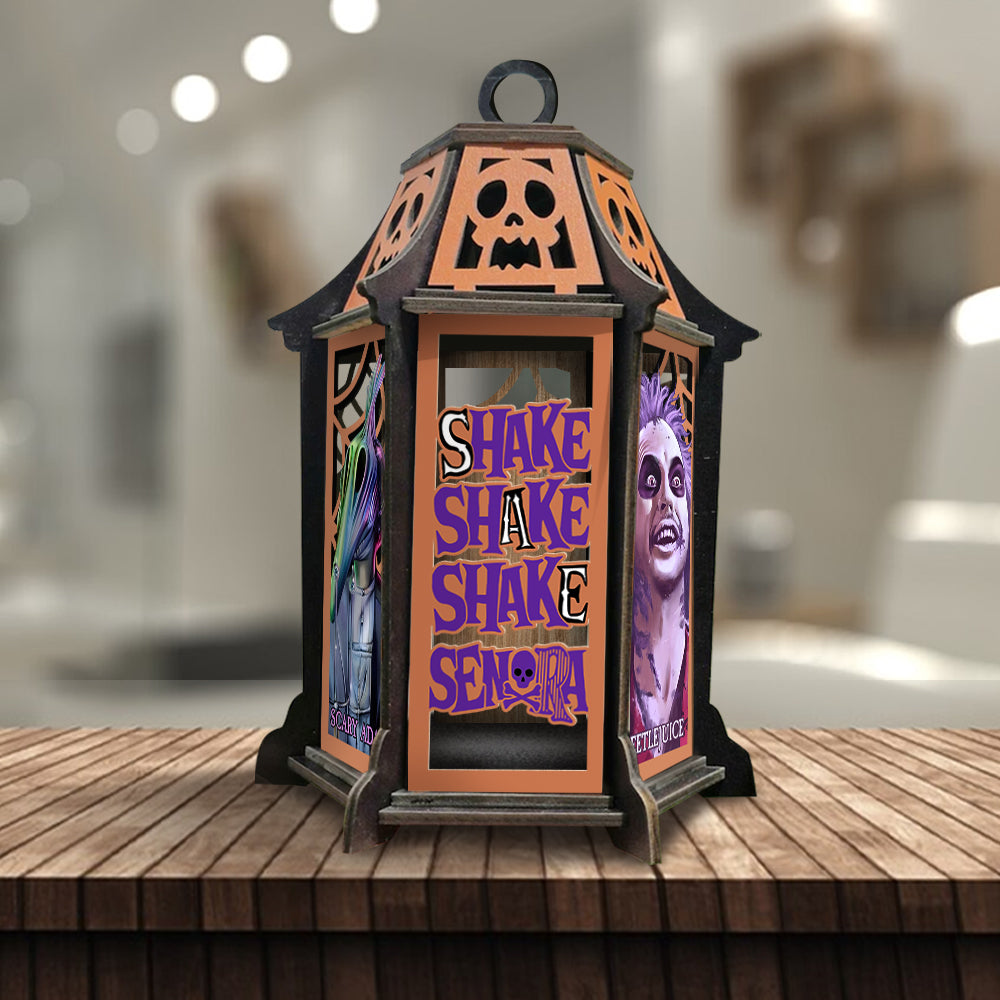 Personalized Laser Cut Wooden Lantern with Custom Design for Home Décor Laser Cut Lantern GradoCreations