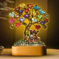 Personalized Love Tree Acrylic Light Base Custom Name Gift Shaped Plaque Light Base GradoCreations