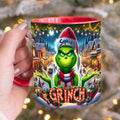 Personalized Christmas Accent Mug Custom Name Grinch Gift Accent Mug GradoCreations