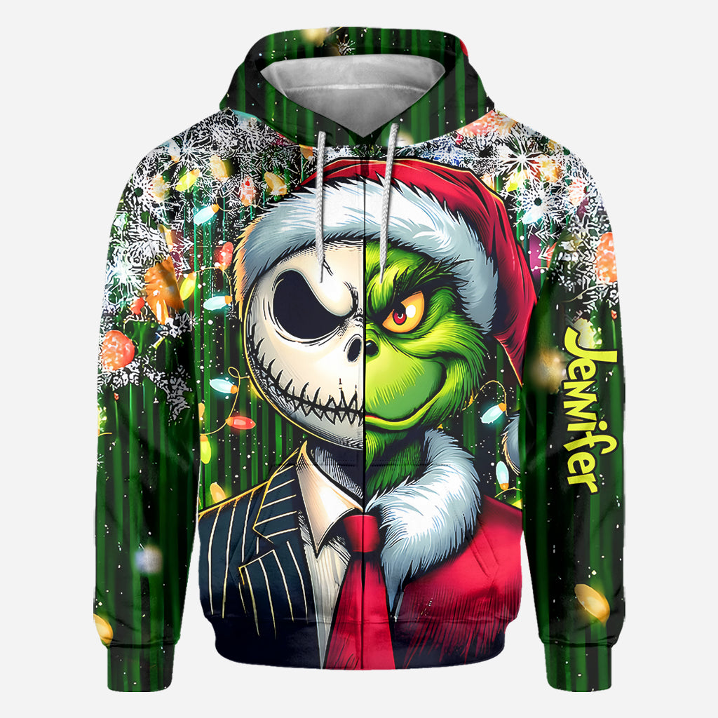 Personalized Grinch All-Over Shirt Custom Gift for Christmas All Over Shirt GradoCreations