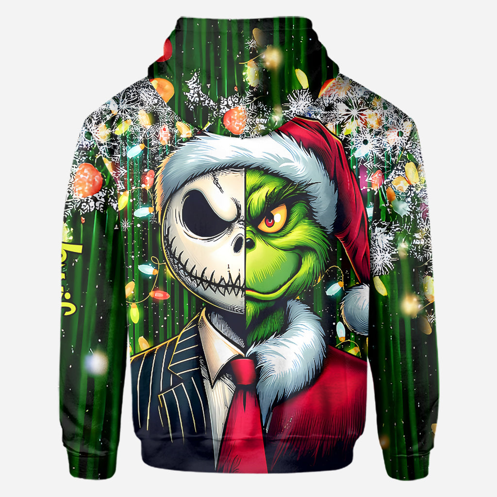 Personalized Grinch All-Over Shirt Custom Gift for Christmas All Over Shirt GradoCreations
