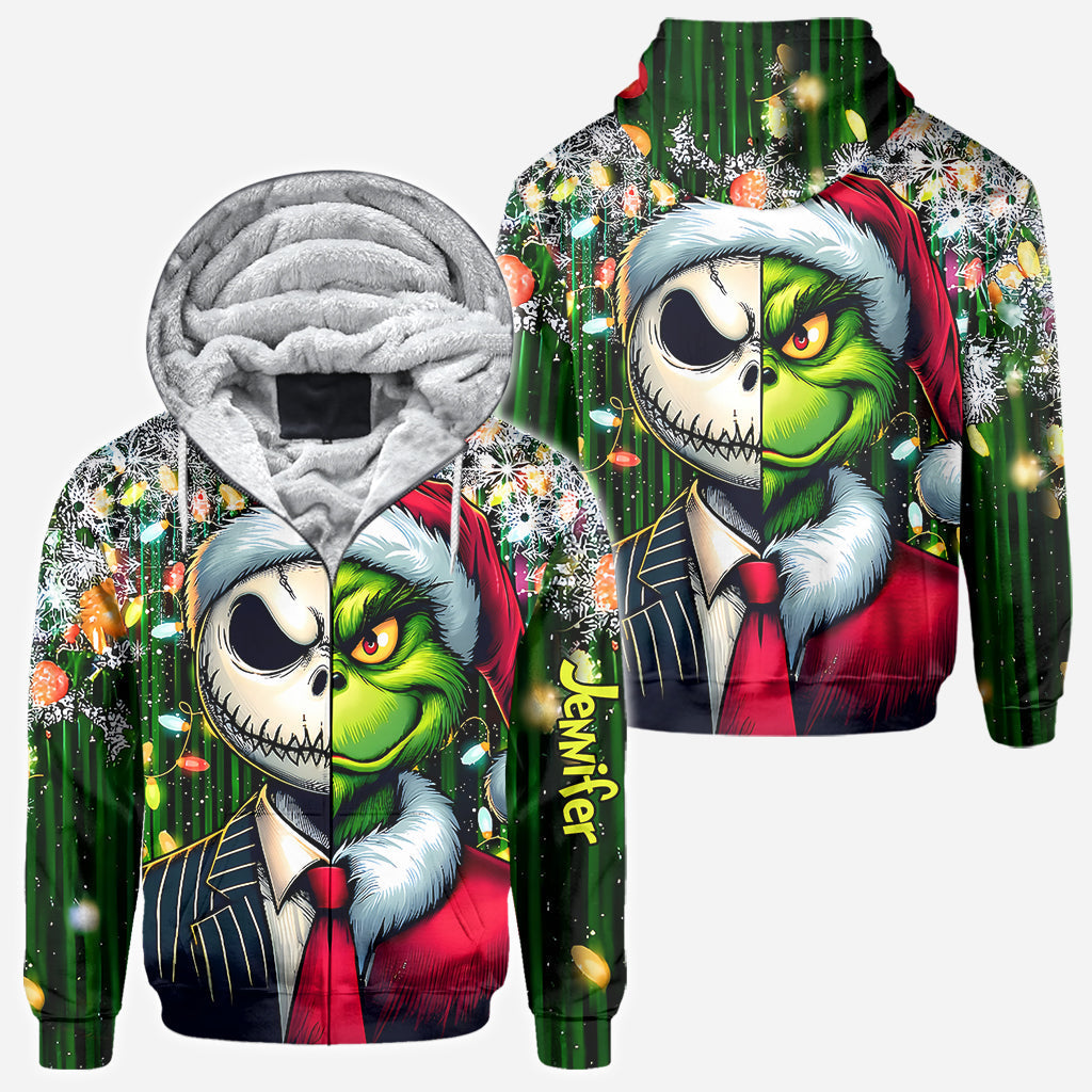 Personalized Grinch All-Over Shirt Custom Gift for Christmas All Over Shirt GradoCreations